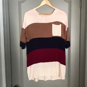 Vanilla Bay - Multi Color Block Tunic